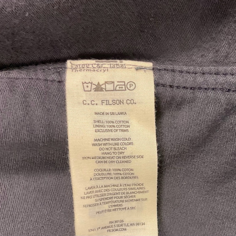 Filson Work Jacket - Picture 9 of 9